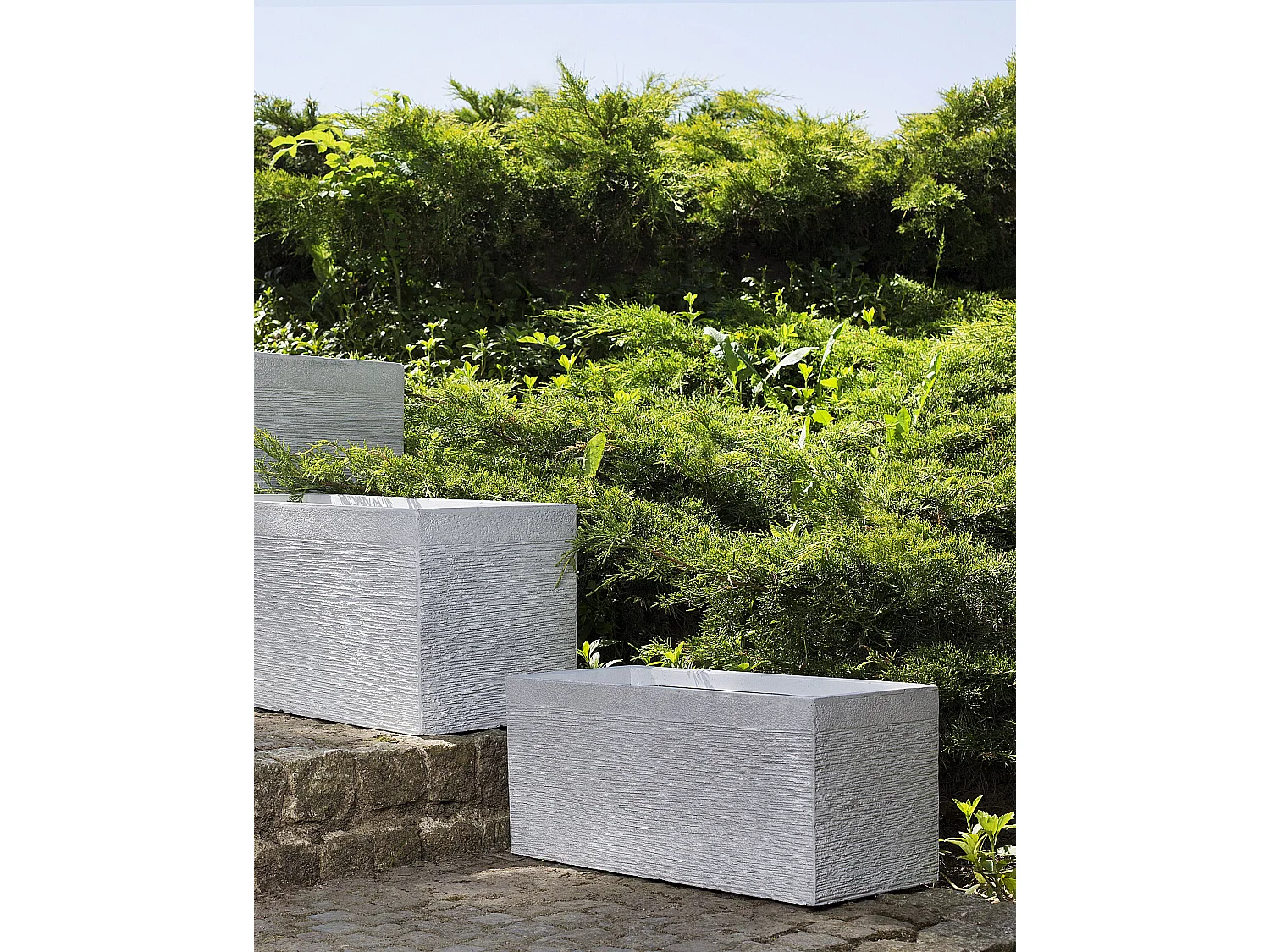Cache-pot MYRA 50 cm Blanc