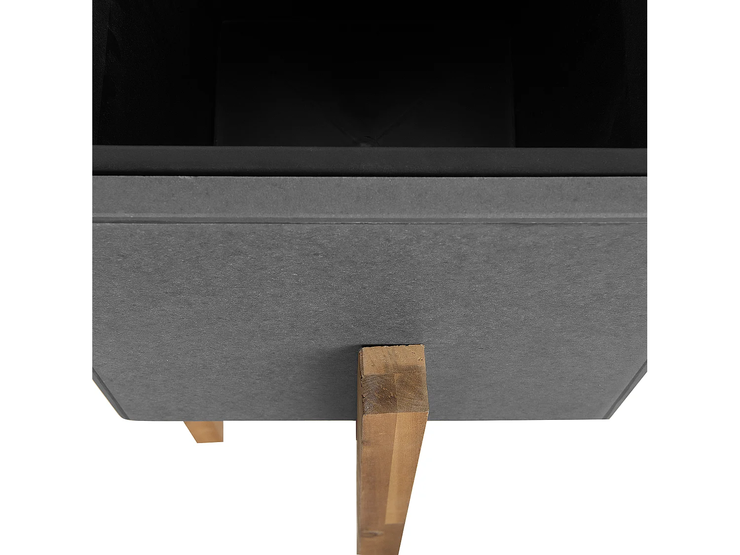 Vaso alto para plantas DRIMOS Pedra 30 cm Cinzento claro Cinzento