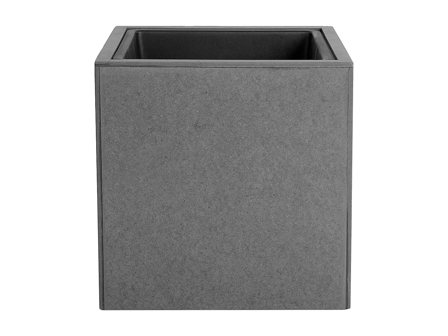 Vaso alto para plantas DRIMOS Pedra 30 cm Cinzento claro Cinzento