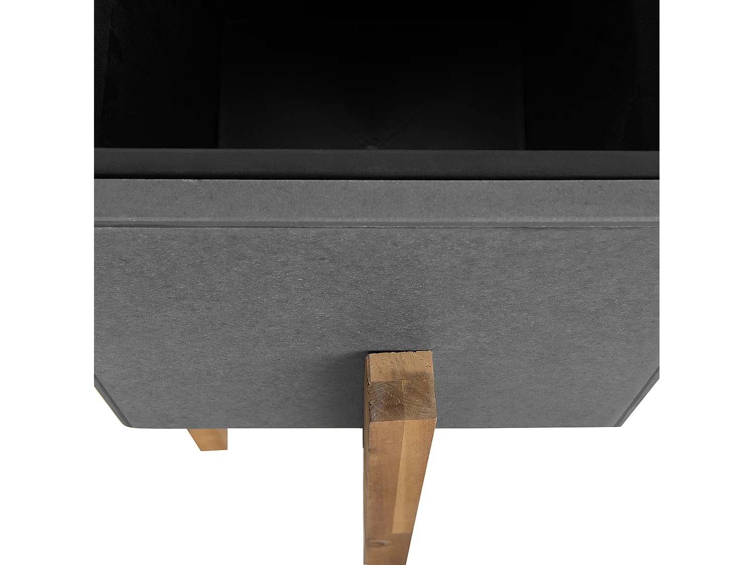 Vaso alto para plantas DRIMOS Pedra 30 cm Cinzento claro Cinzento