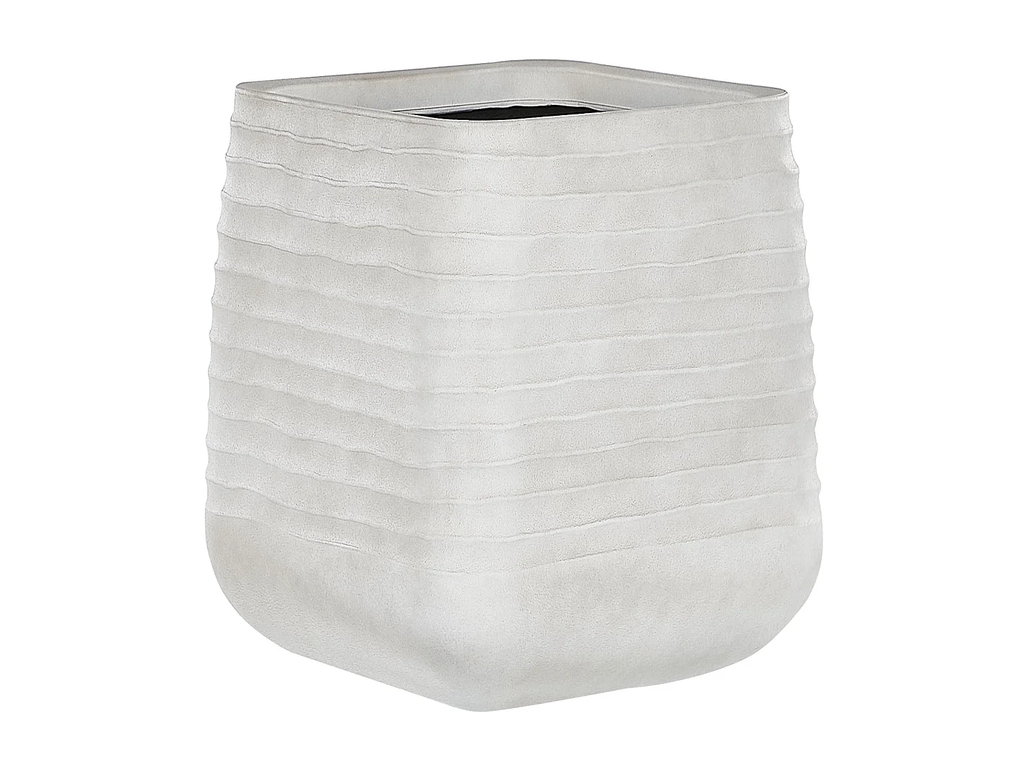 Bloempot PARIKIA Kunststof 50 cm Gebroken wit