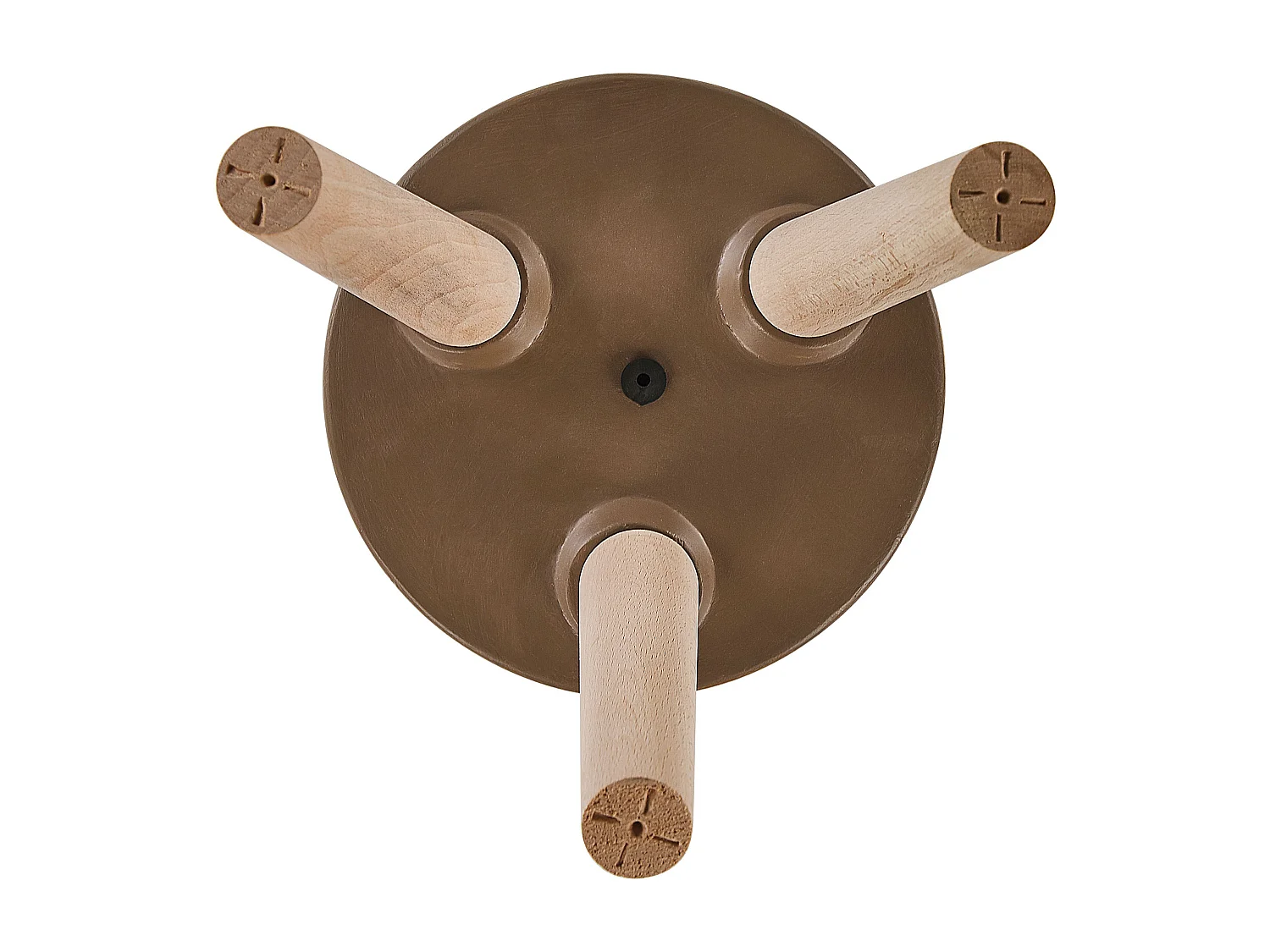 Vaso alto para plantas ACHILIO Cerâmica 30 cm Castanho escuro