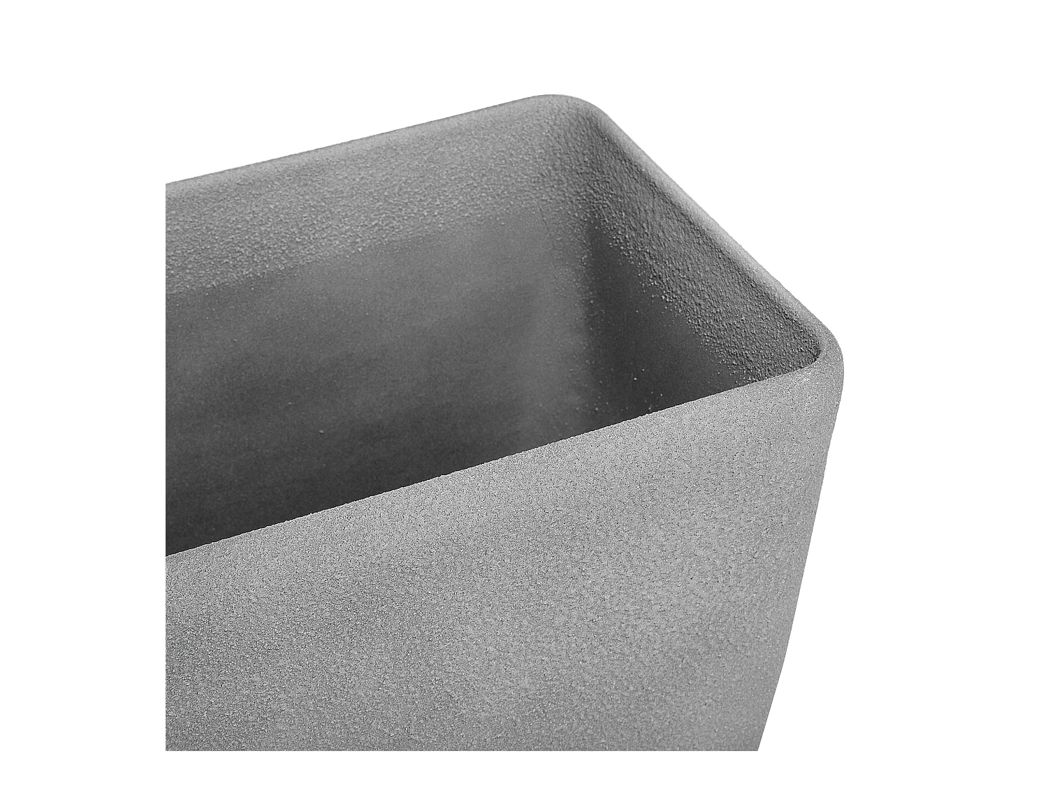 Set van 2 bloempotten BARIS Steen 60/74 cm Grijs