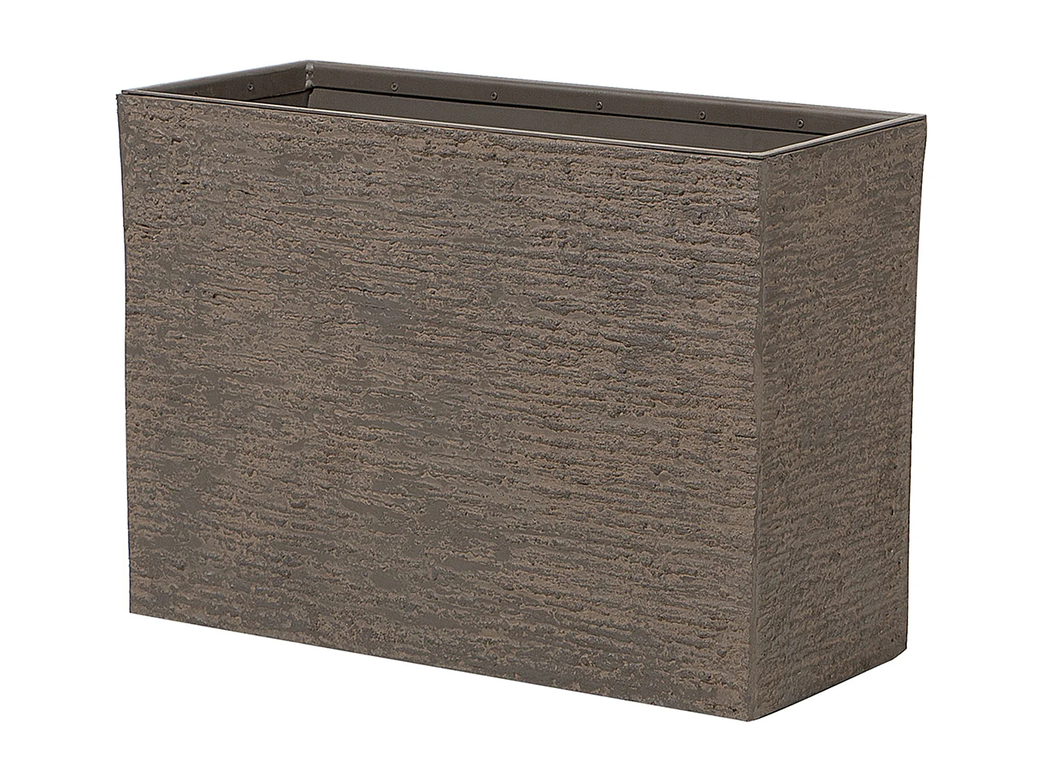 Bloempot EDESSA Steen 70 cm Donkerbruin