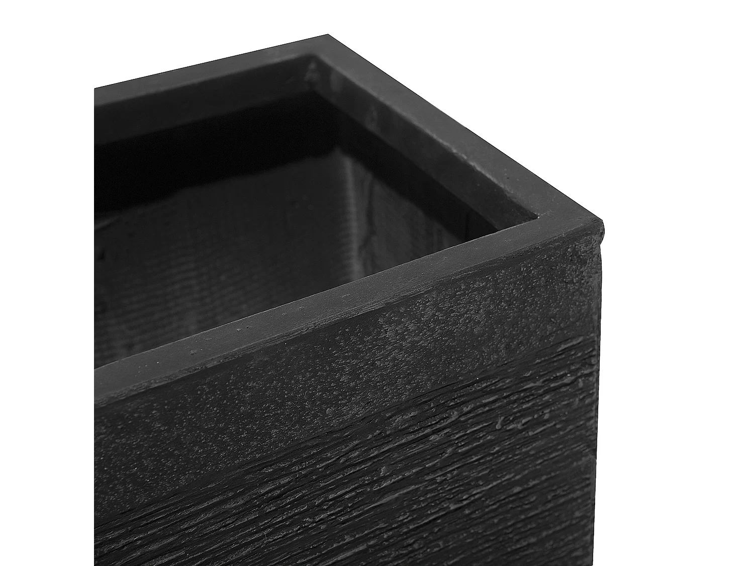 Cache-pot PAROS Céramique 40 cm Noir