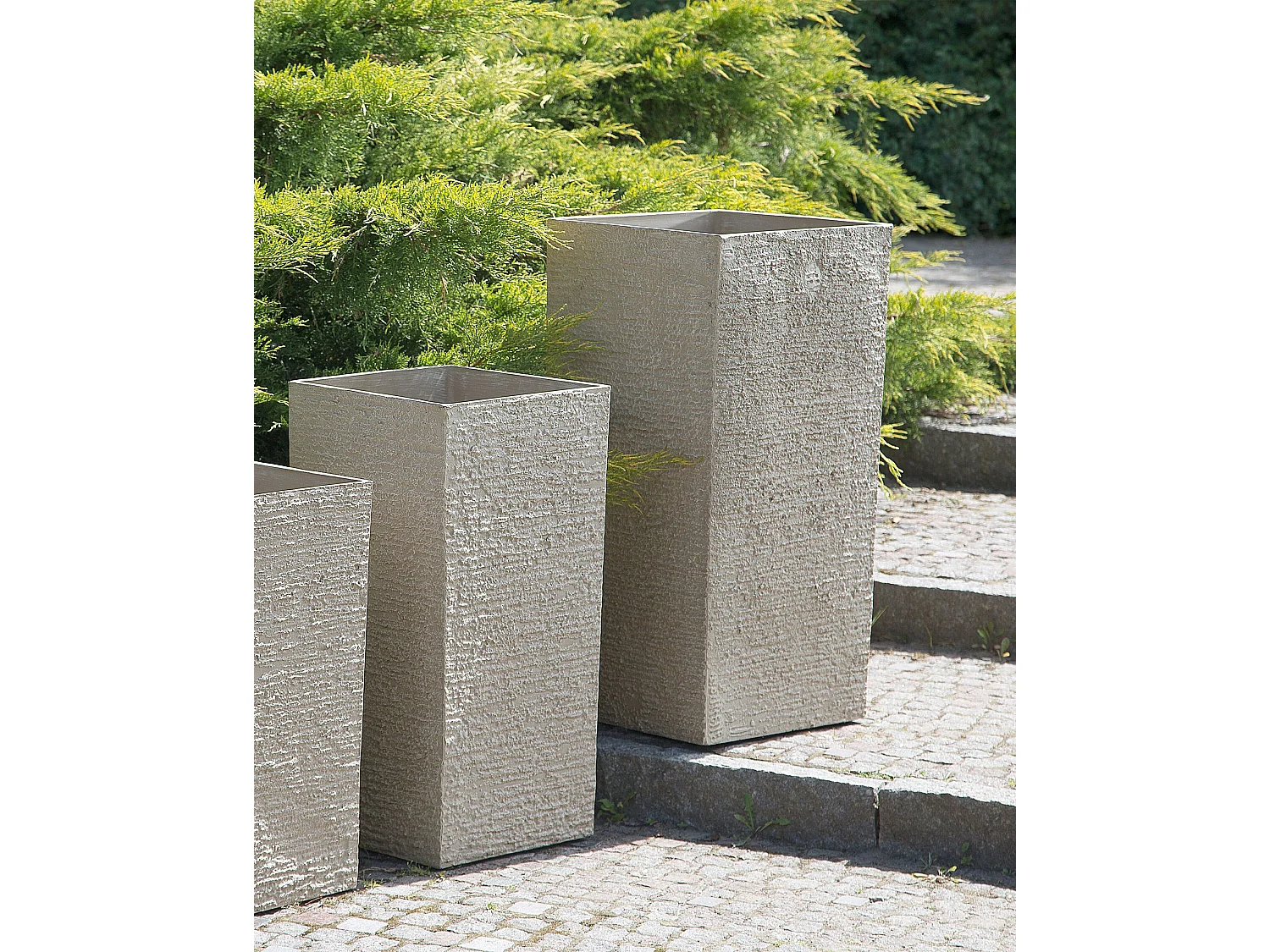 Cache-pot GAZA 40 cm Beige