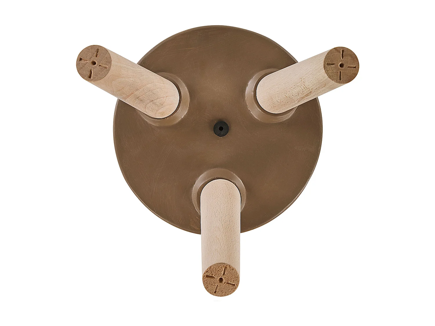 Cache-pot sur pied KOTTES 22 cm Marron clair