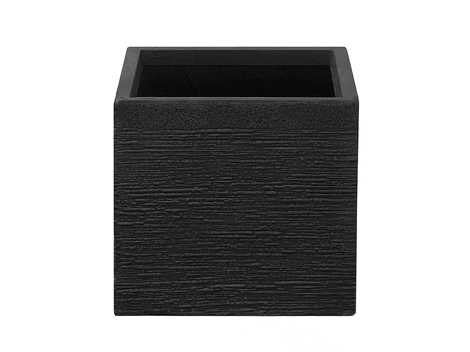 Cache-pot PAROS 30 cm Noir