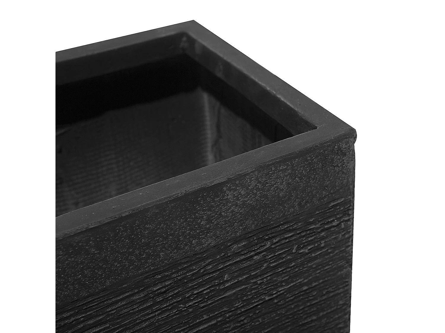 Cache-pot PAROS 30 cm Noir