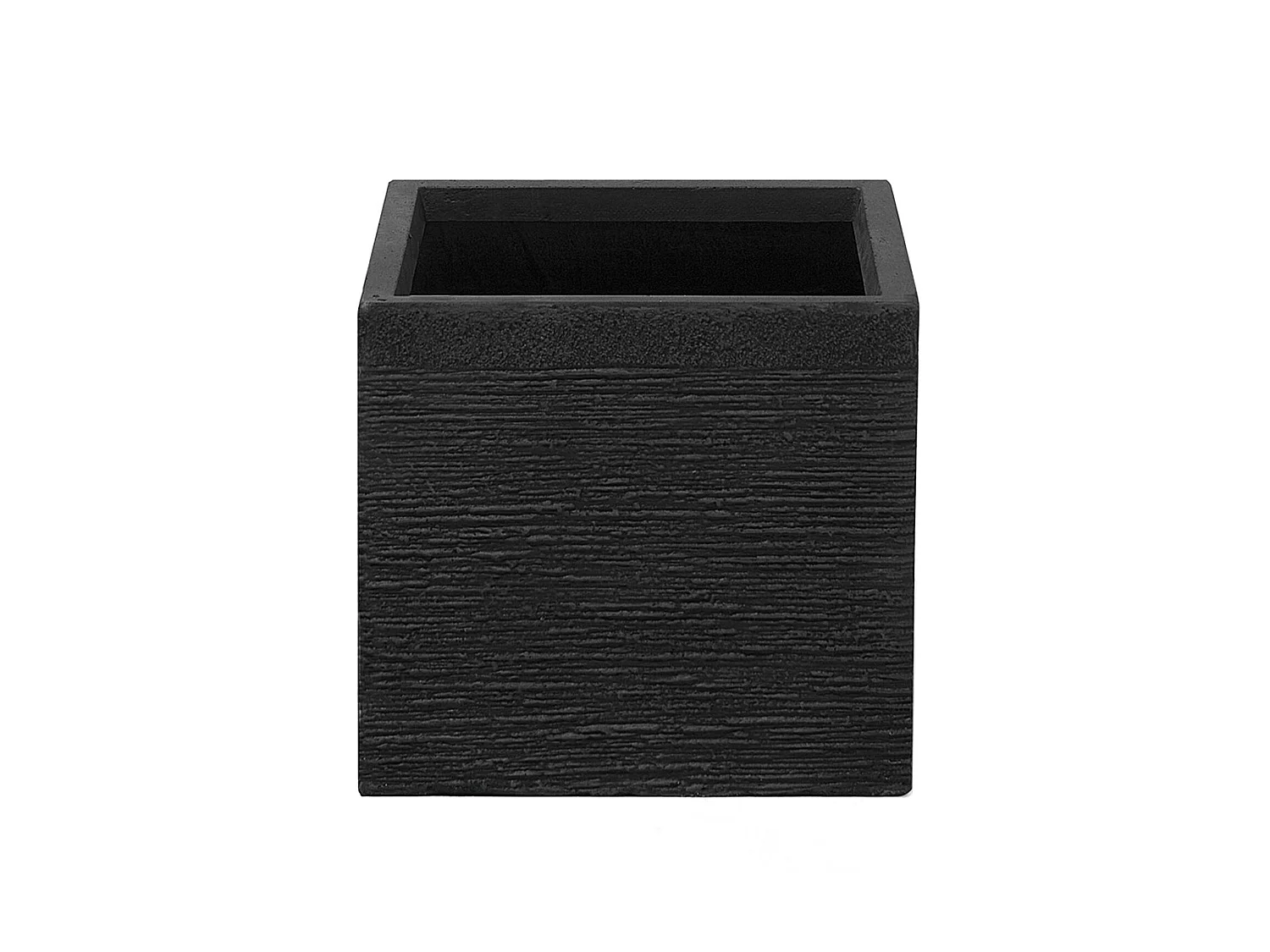 Cache-pot PAROS Céramique 30 cm Noir