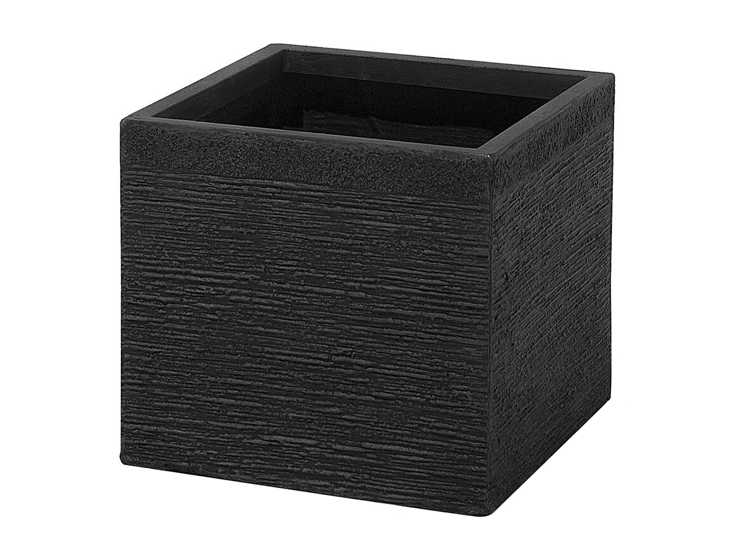 Cache-pot PAROS Céramique 30 cm Noir