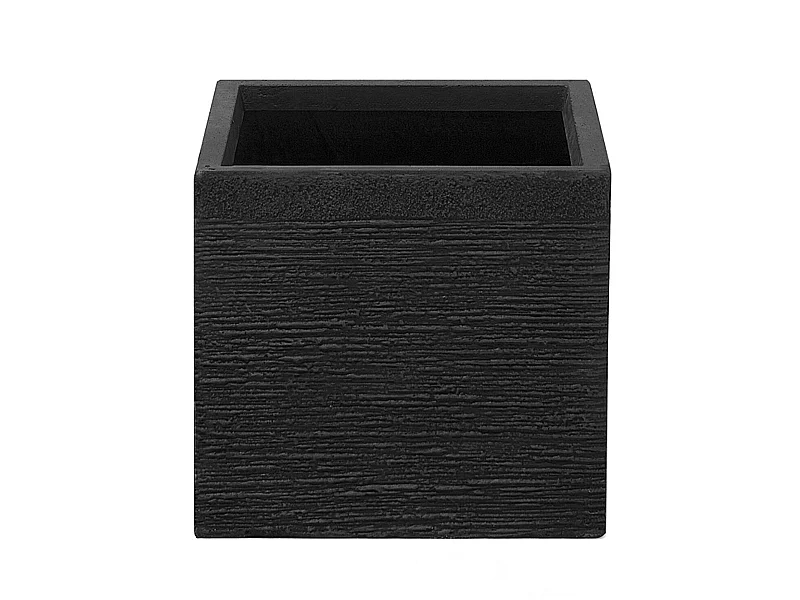 Blumenkübel PAROS Keramik 30 cm Schwarz