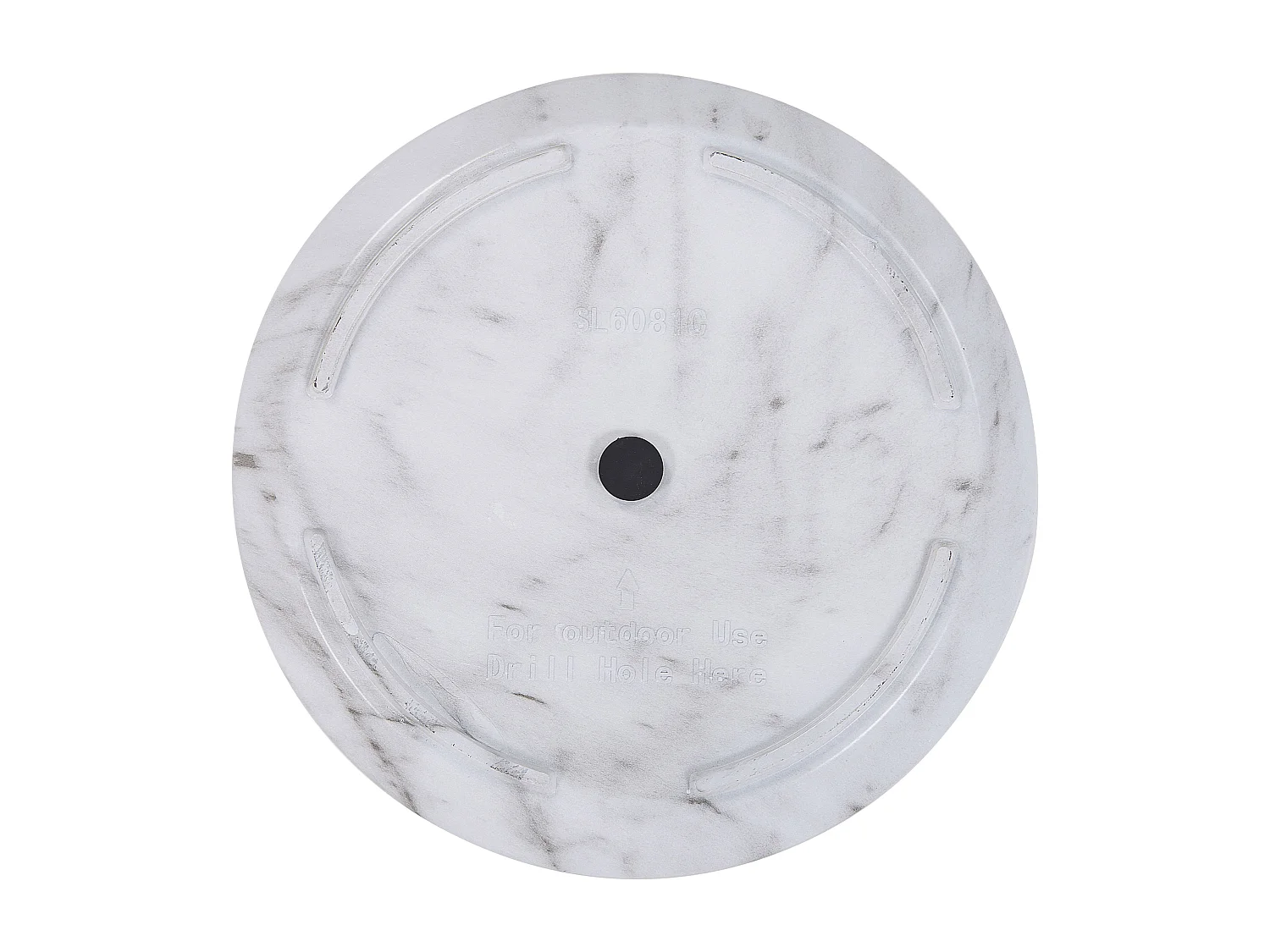 Cache-pot VALTA Pierre 43 cm Blanc