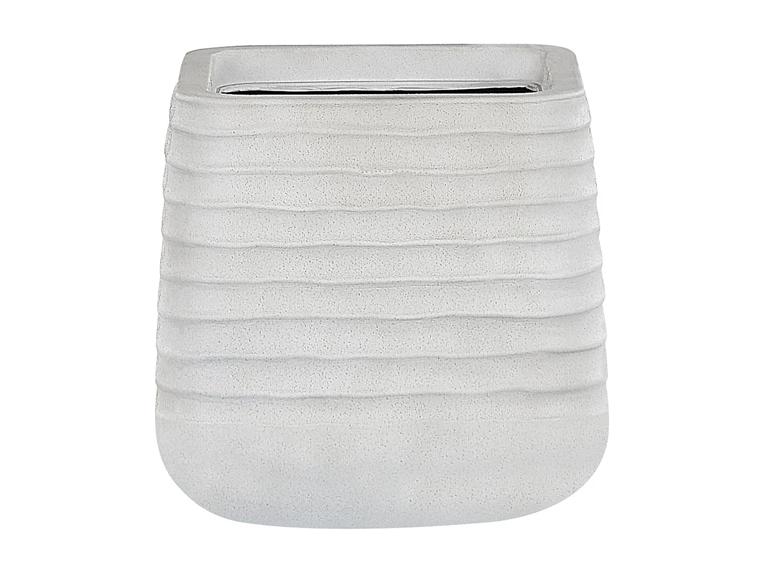 Cache-pot PARIKIA 28 cm Blanc cassé