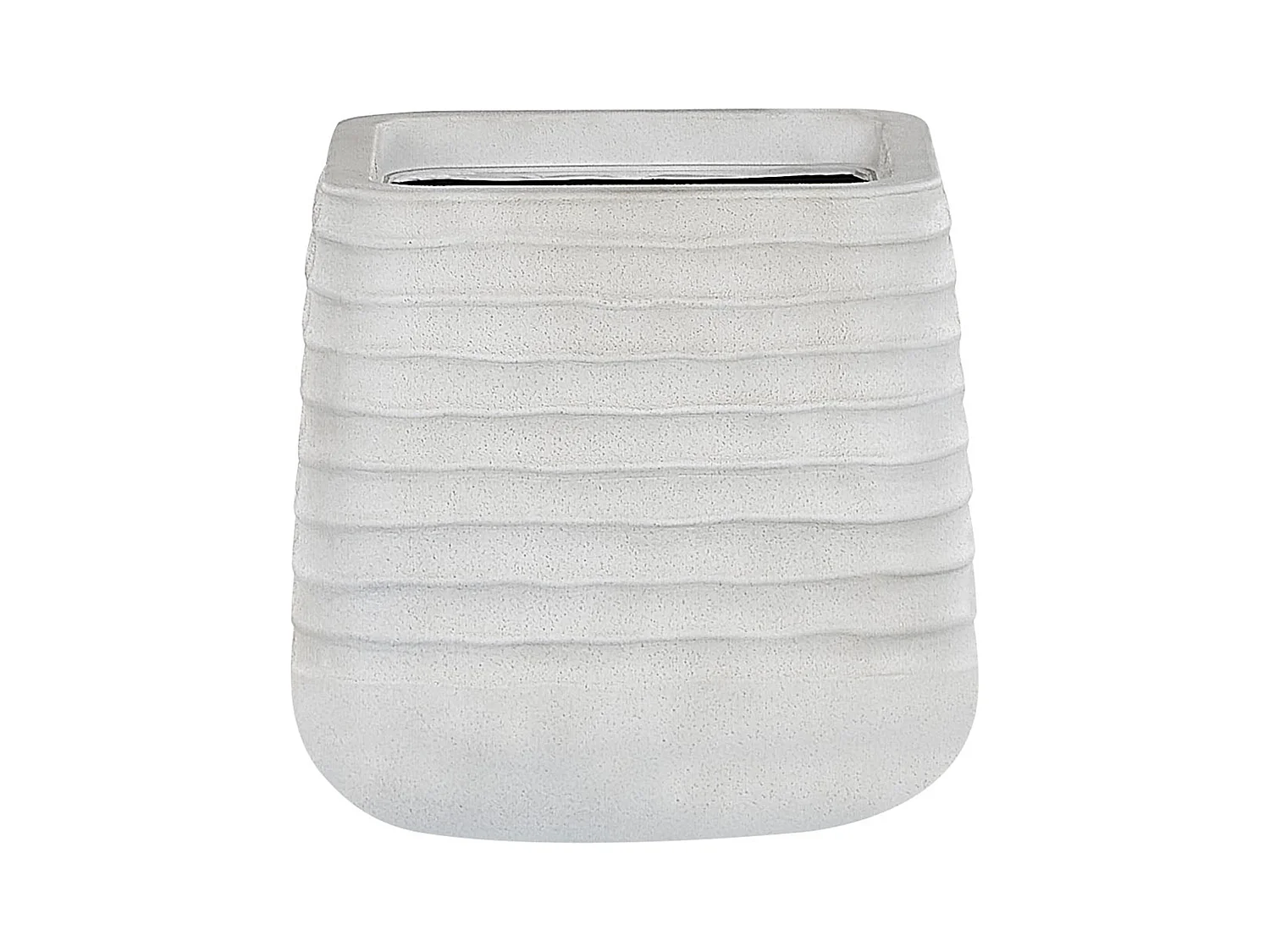 Cache-pot PARIKIA 28 cm Blanc cassé