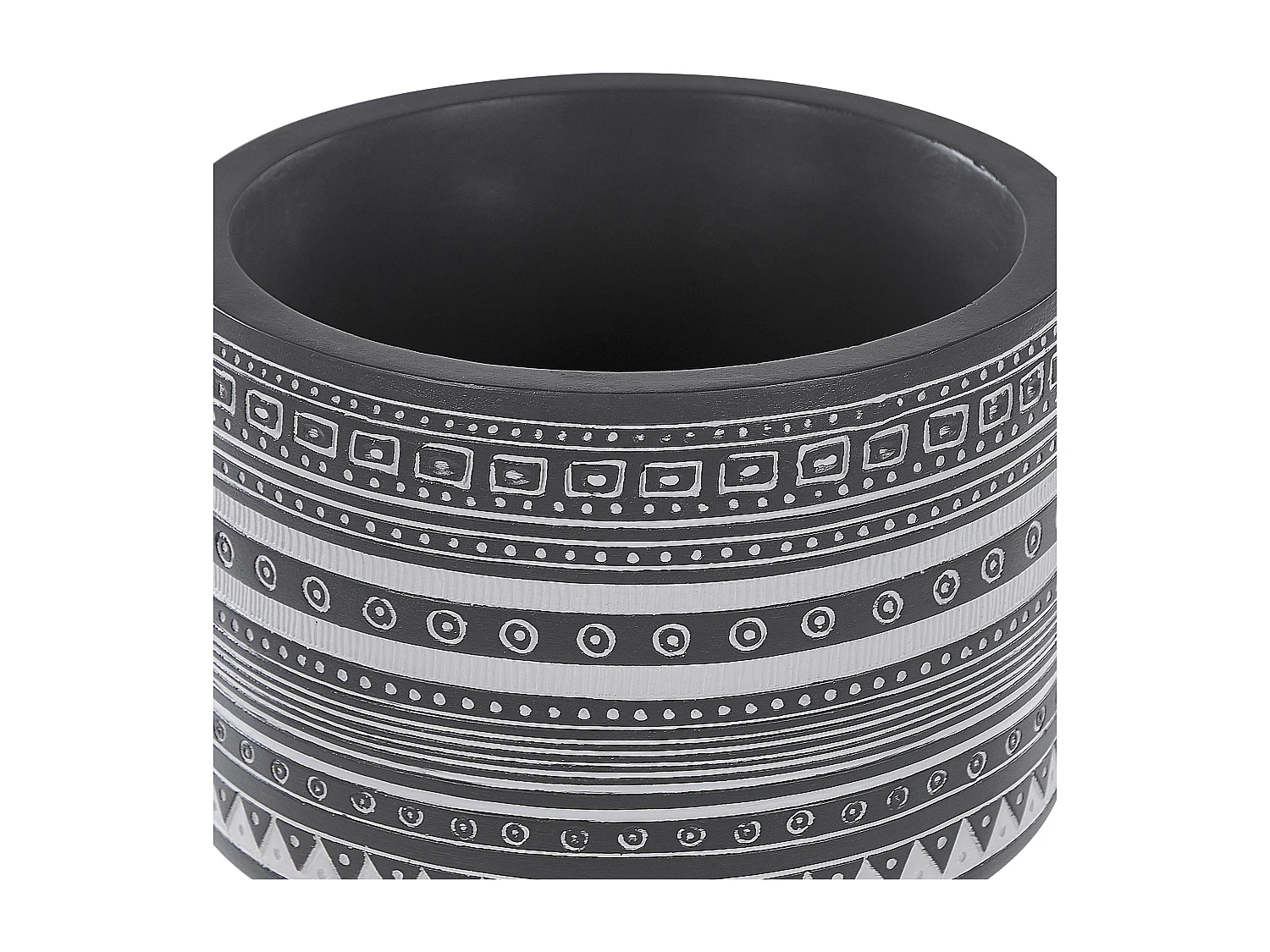 Vaso per piante rialzato ARGINIA Ceramica 25 cm Grigio