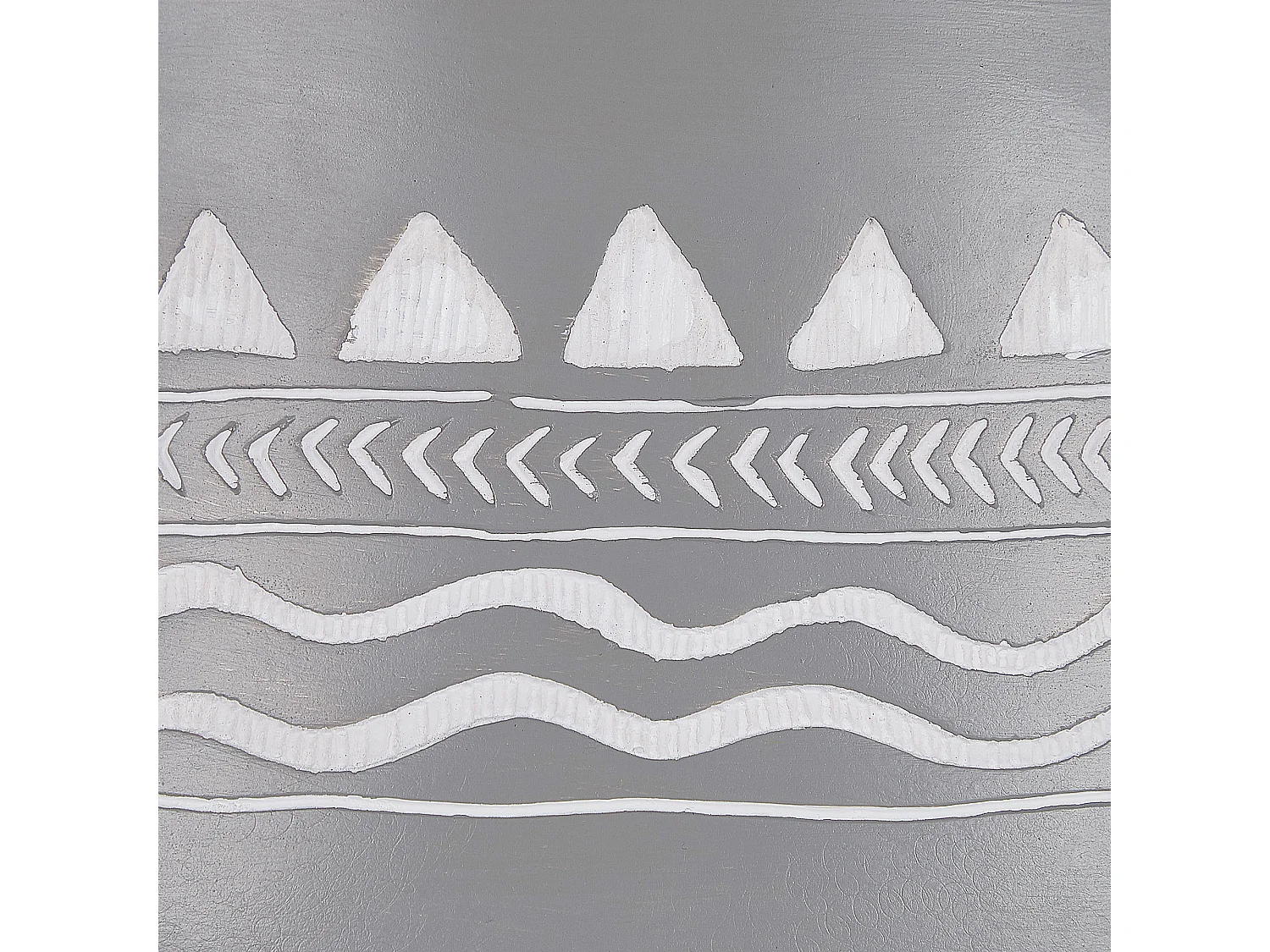 Cache-pot sur pied WERIA Céramique 42 cm Gris clair