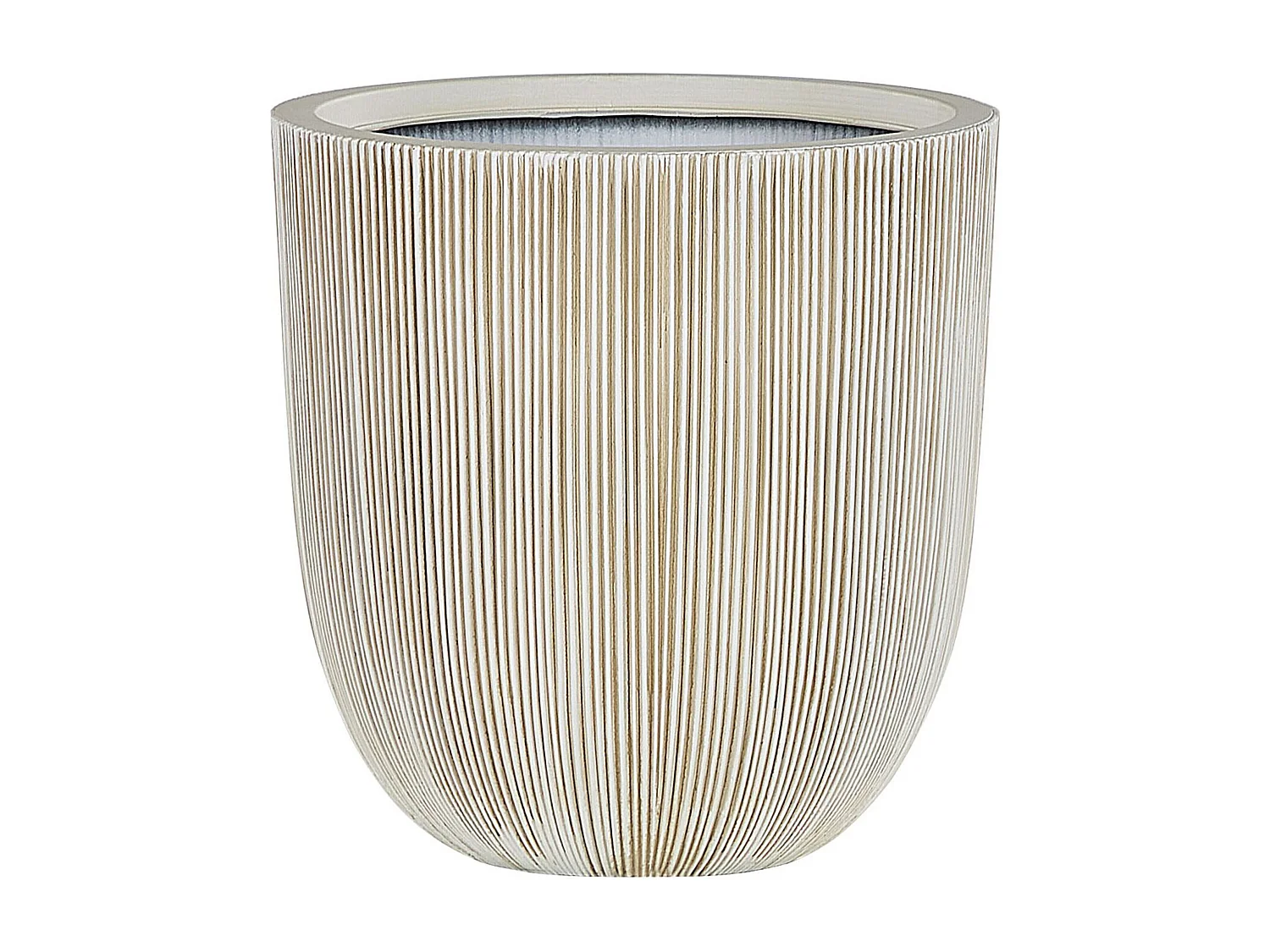 Cache-pot CHIOS Matériaux synthétiques 37 cm Beige