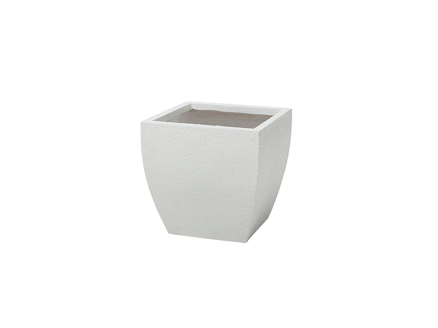 Cache-pot blanc 39 x 39 x 38 cm ORICOS