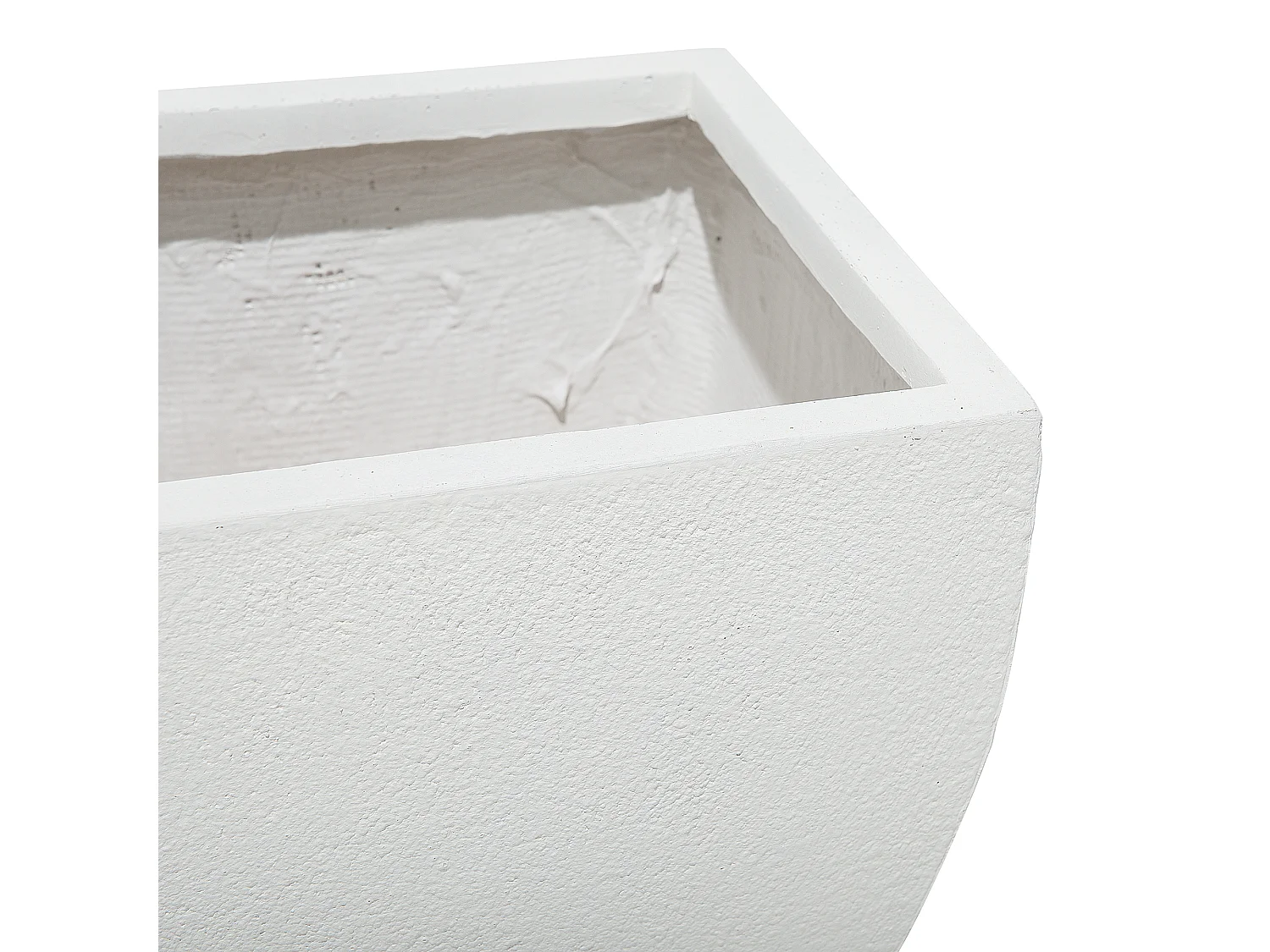 Cache-pot blanc 39 x 39 x 38 cm ORICOS
