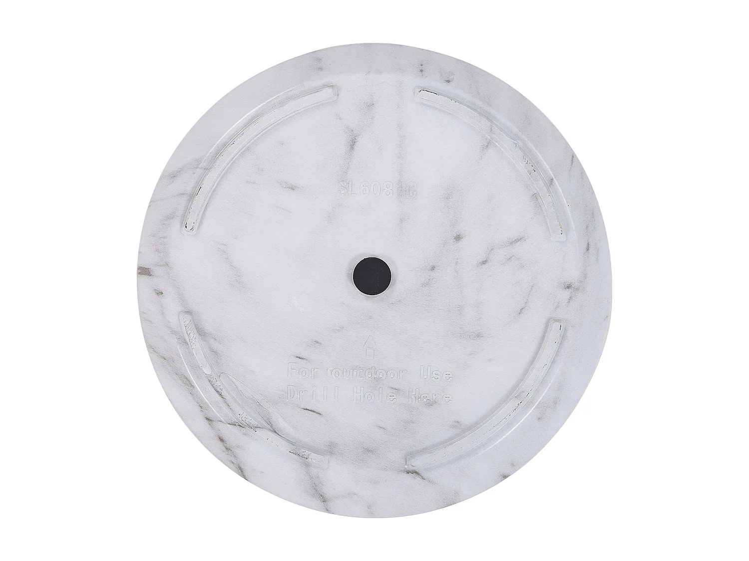 Bloempot VALTA Steen 35 cm Wit
