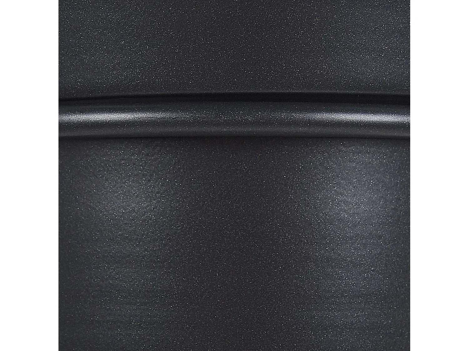 Bloempot zwart 18x12x62 cm AGIOS