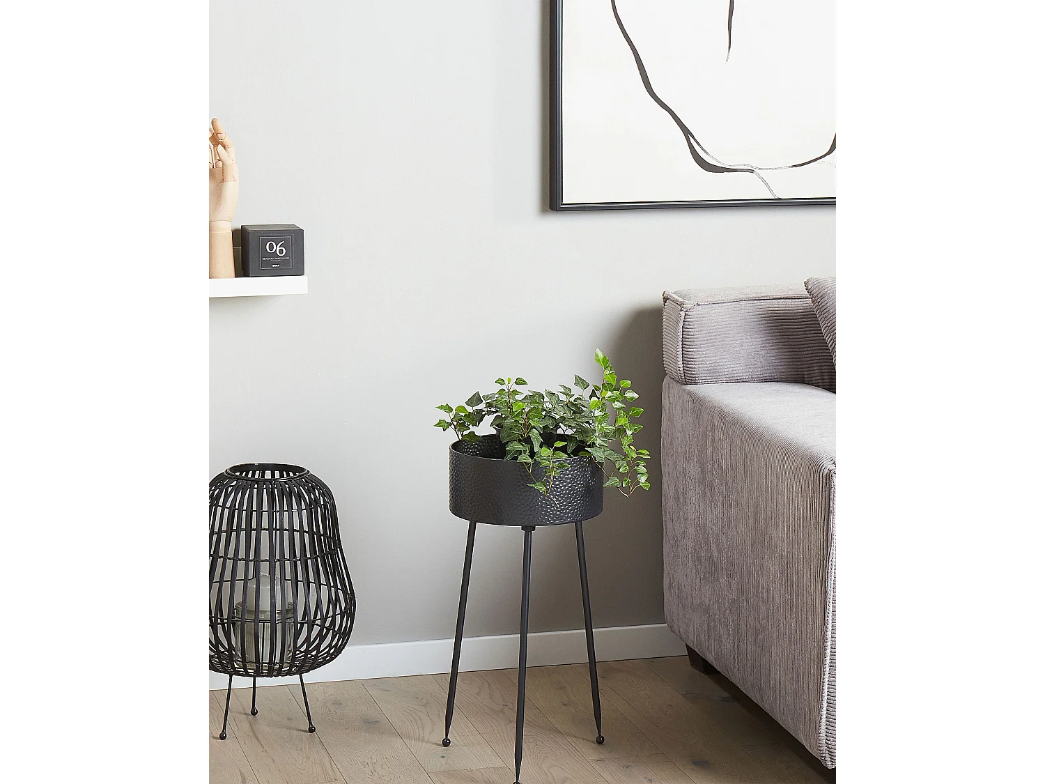 Supporto per vasi LEIKA Metallo 29 cm Nero