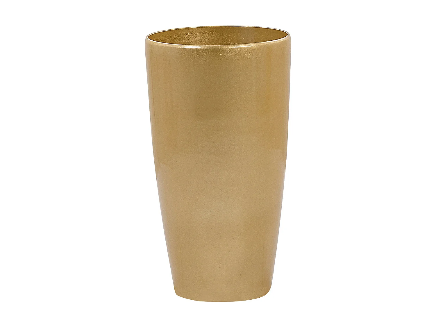 Blumenkübel TSERIA Stein 32 cm Gold