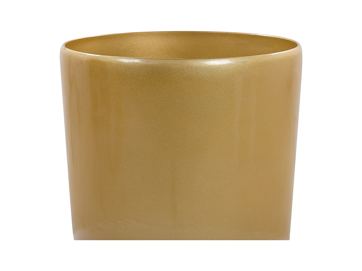 Blumenkübel TSERIA Stein 32 cm Gold