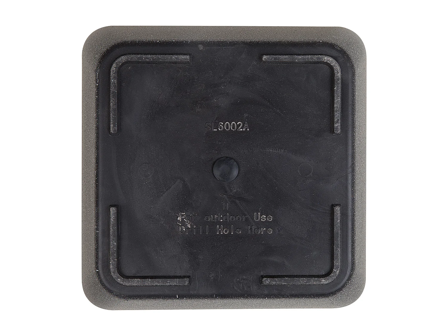 Maceta ZELI Piedra 49 cm Gris oscuro