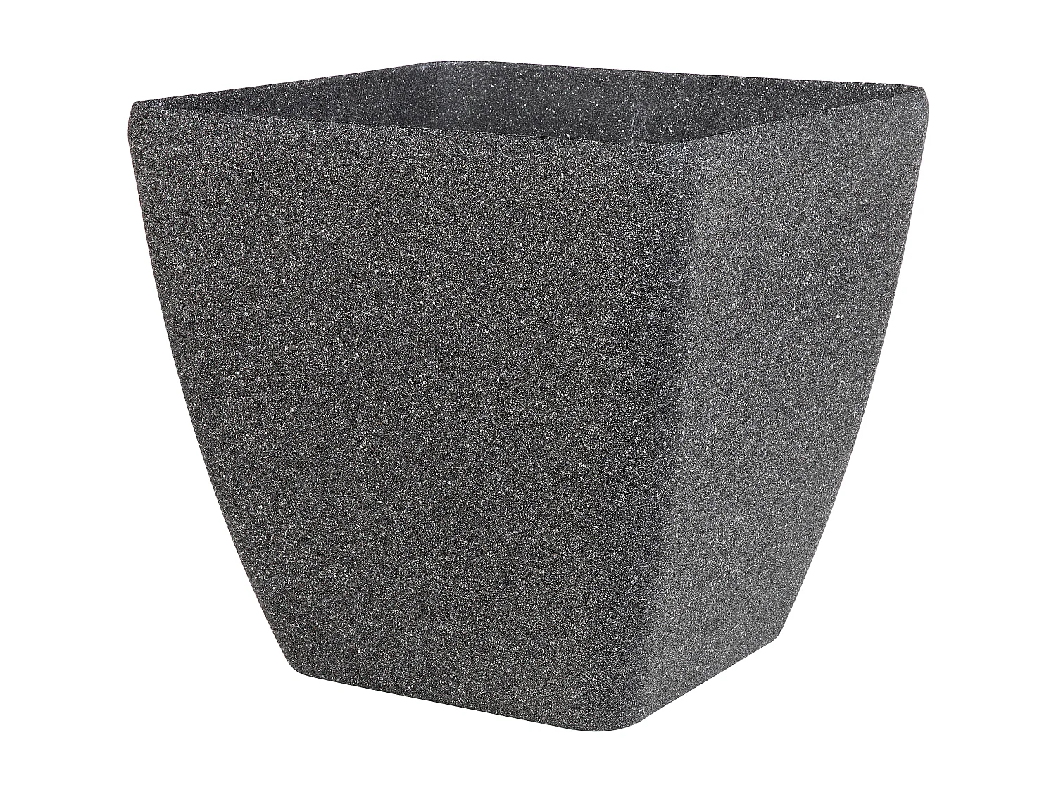Cache-pot ZELI Pierre 49 cm Gris foncé