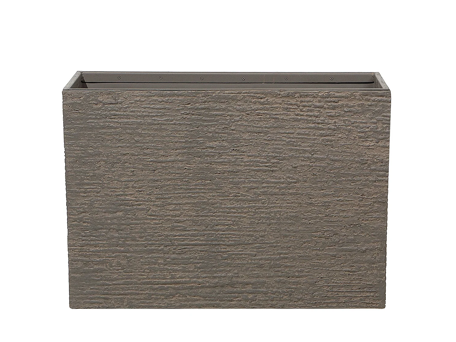 Bloempot EDESSA Steen 80 cm Donkerbruin