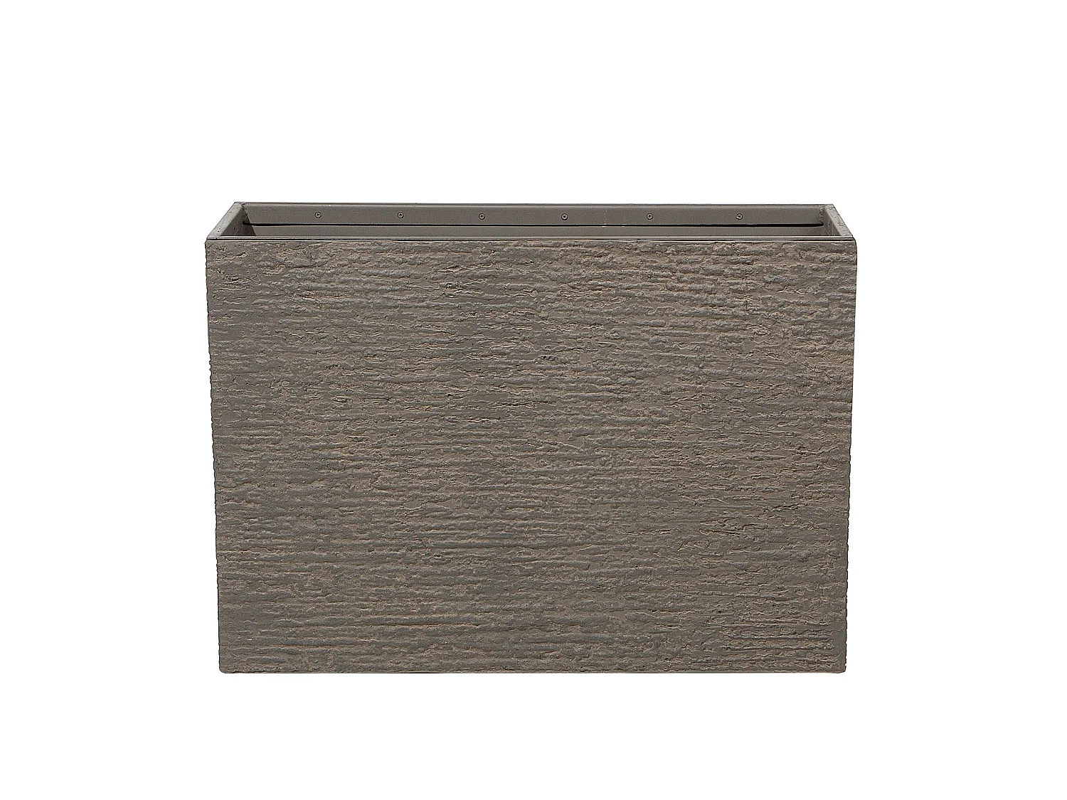 Cache-pot EDESSA Pierre 80 cm Marron foncé