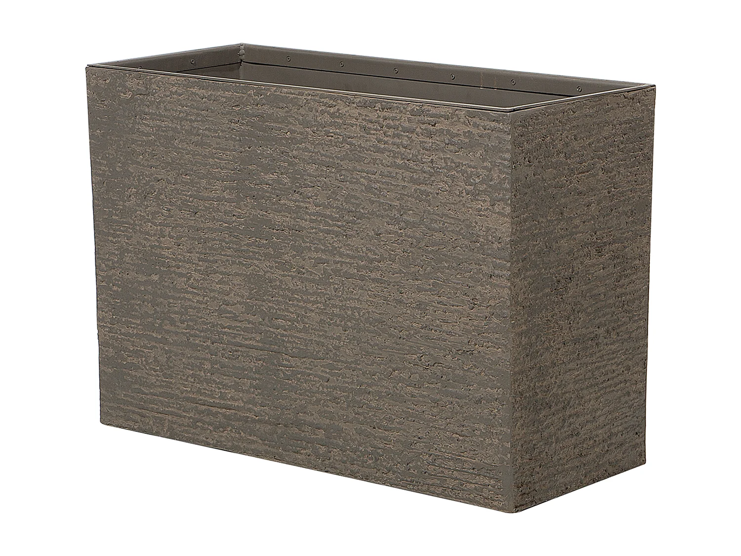 Cache-pot EDESSA Pierre 80 cm Marron foncé