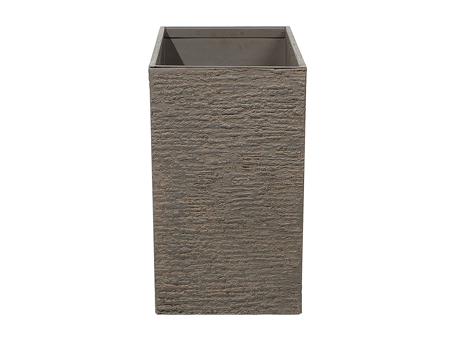 Cache-pot EDESSA Pierre 80 cm Marron foncé