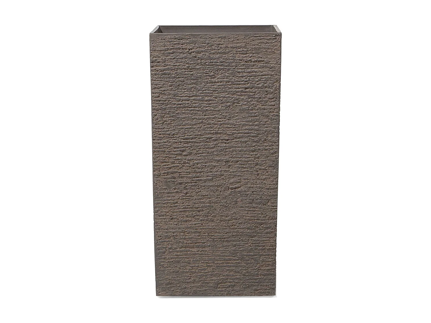 Bloempot GAZA Steen 40 cm Donkerbruin