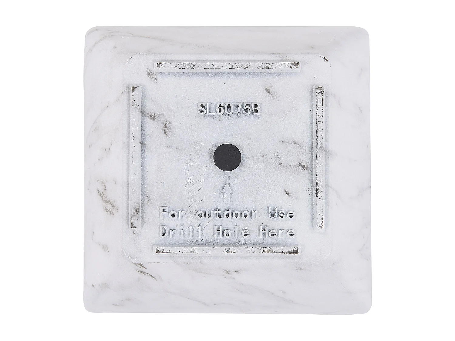 Vaso MIRO Pedra 35 cm Branco