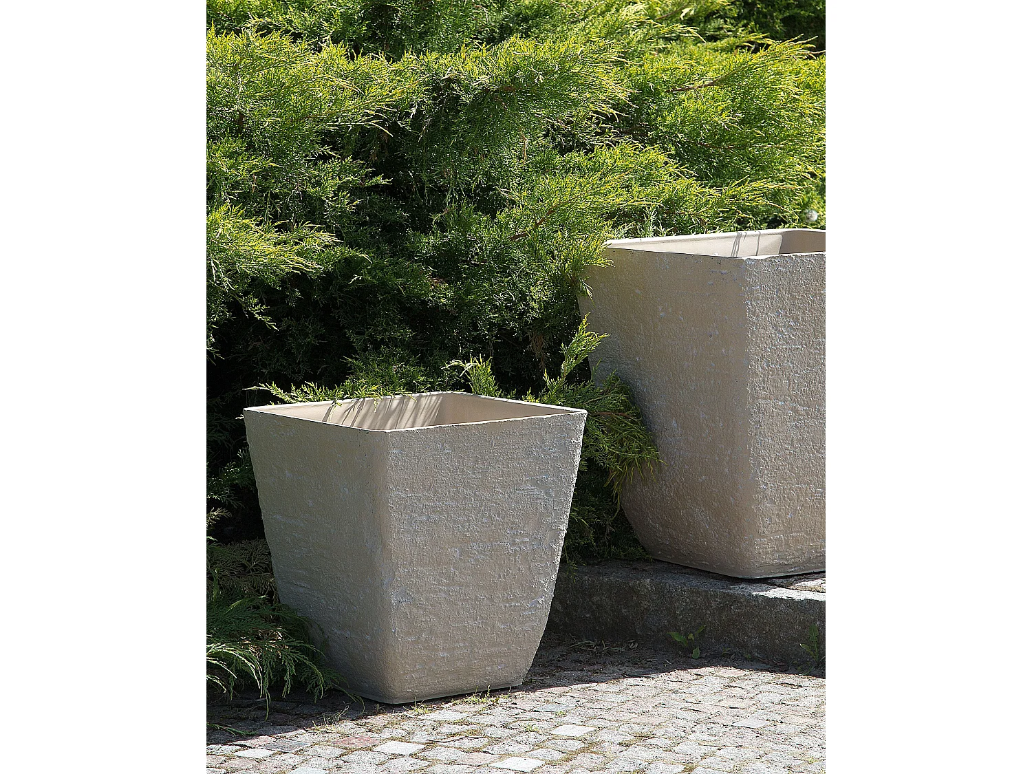 Vaso DELOS Pedra 39 cm Creme