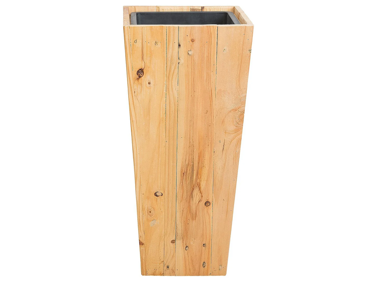 Cache-pot en bois 28 x 28 x 60 cm LARISA