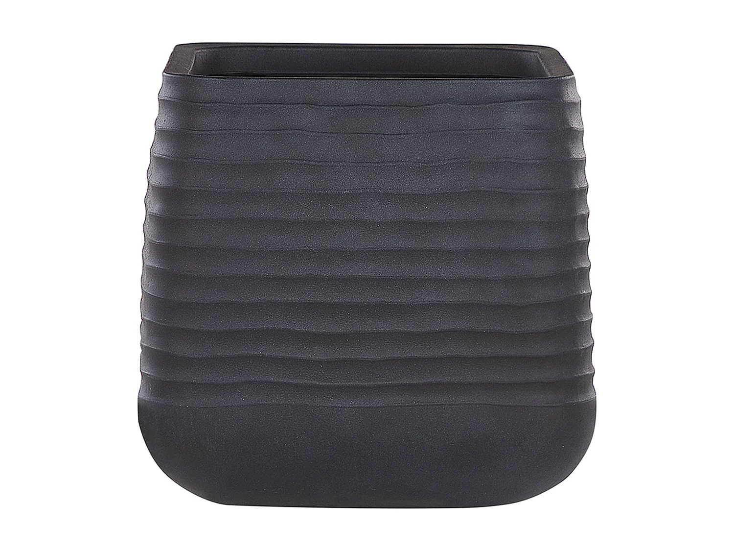 Vaso PARIKIA Material sintético 50 cm Preto