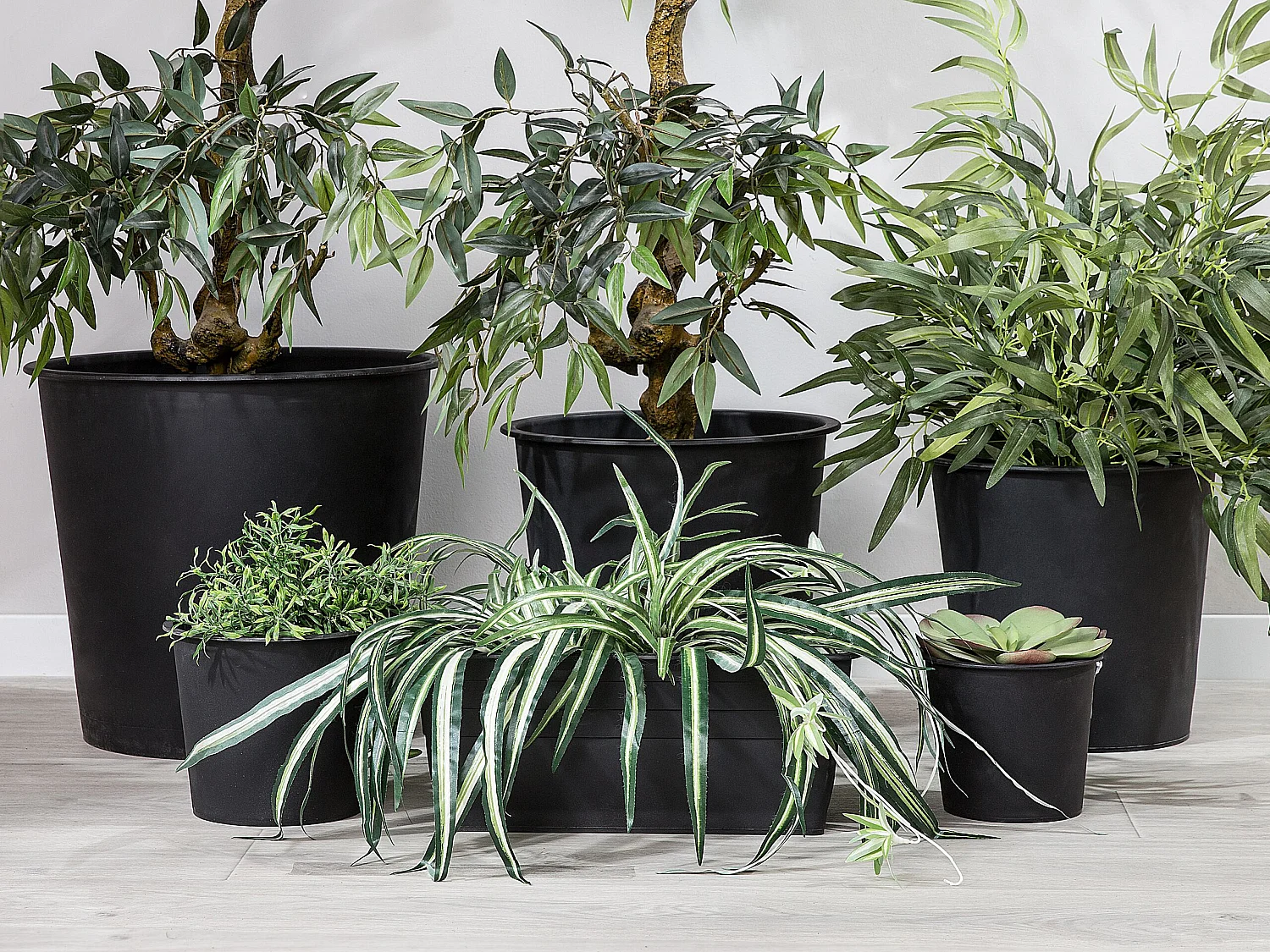 Set di 3 inserti per vasi tondi ⌀ 30 cm BALZO