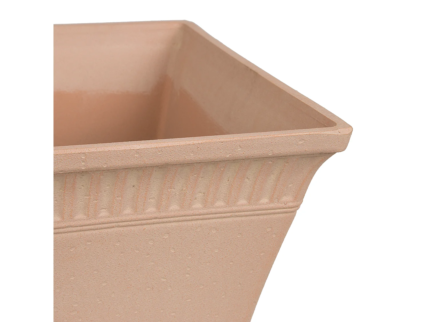 Vaso per piante PSATHA Pietra 41 cm Rosa pesca