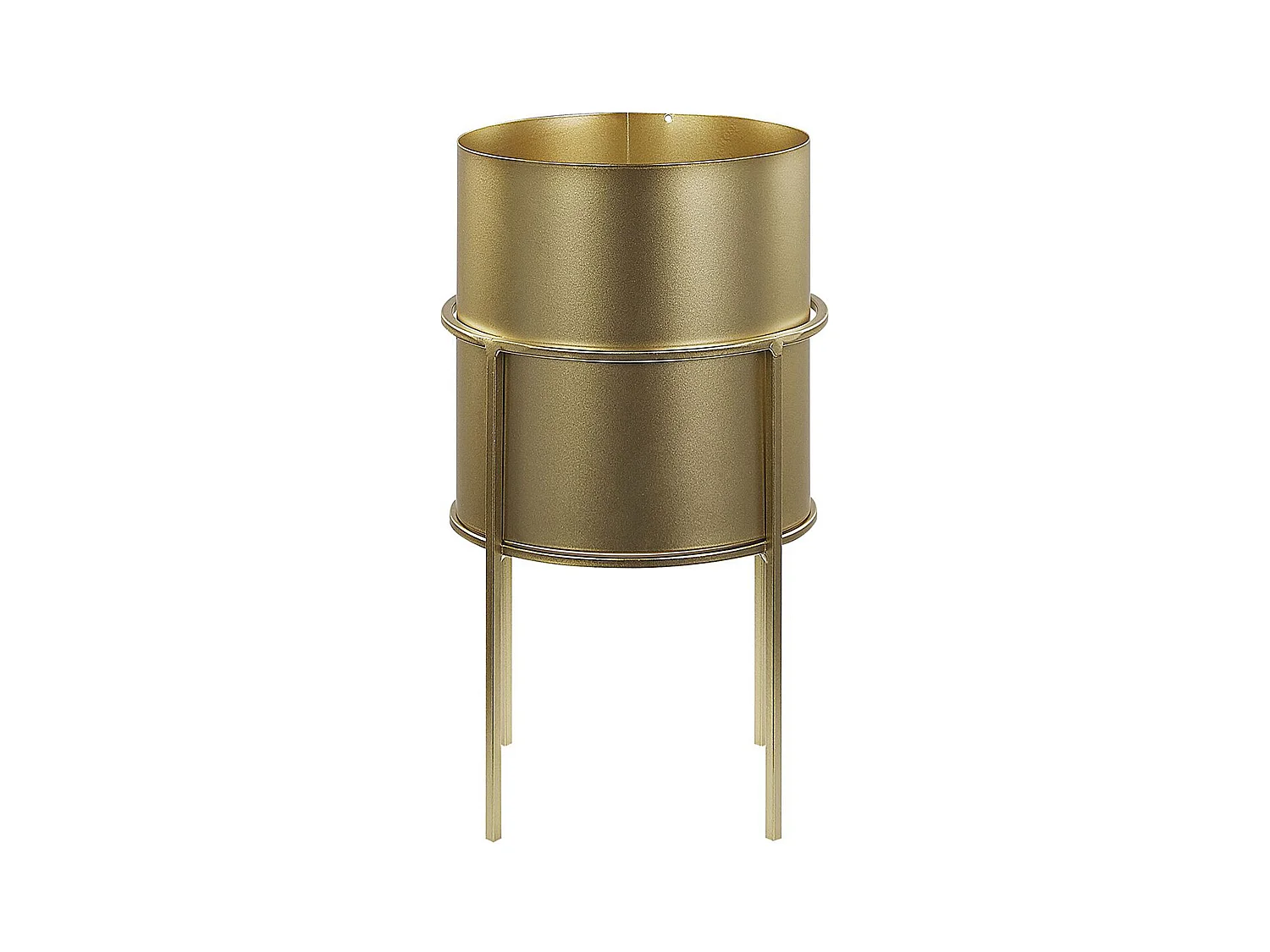 Verhoogde bloempot MILEA Metaal 16 cm Goud