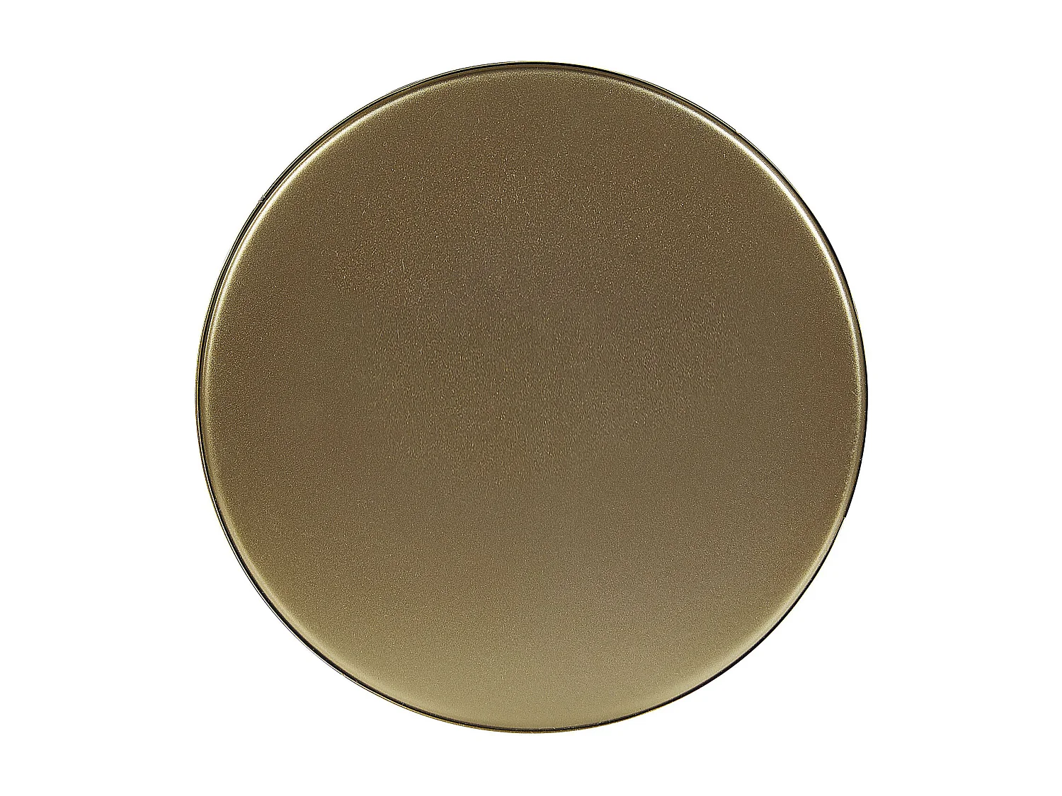 Vaso alto para plantas MILEA Metal 16 cm Dourado