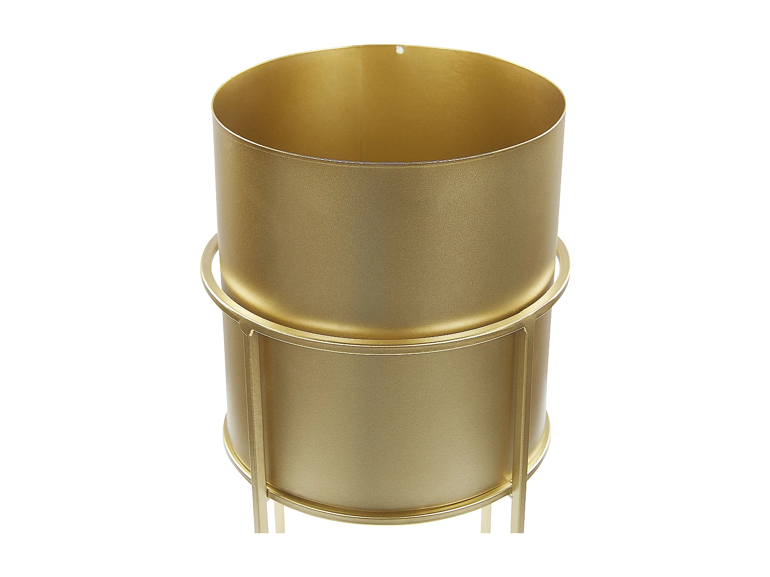 Verhoogde bloempot MILEA Metaal 16 cm Goud