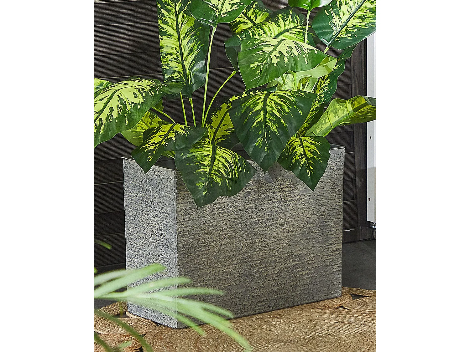 Cache-pot EDESSA Pierre 60 cm Gris