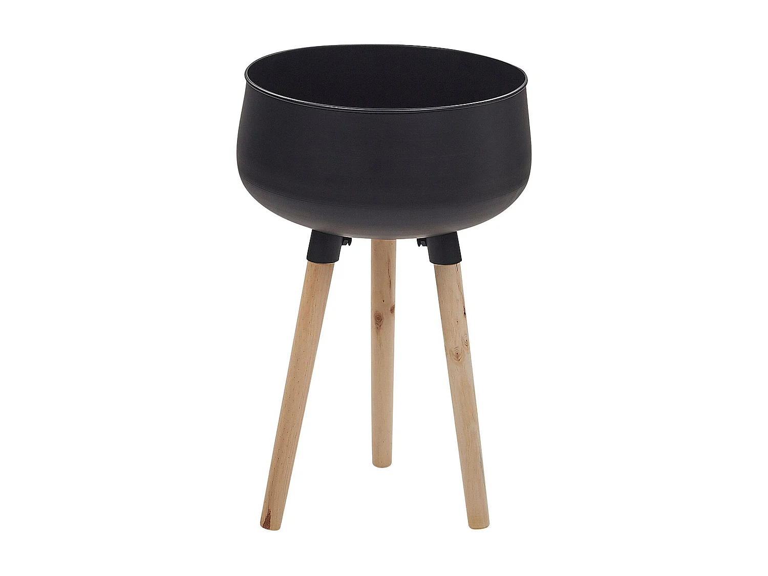 Verhoogde bloempot AGROS Metaal 35 cm Zwart