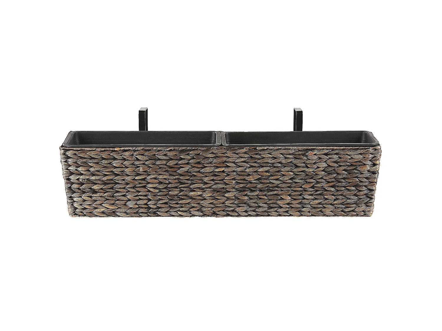 Vaso per piante KAWALA Rattan sintetico 80 cm Marrone