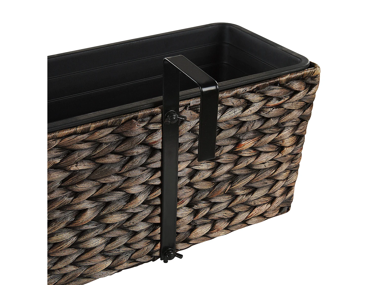 Vaso per piante KAWALA Rattan sintetico 80 cm Marrone