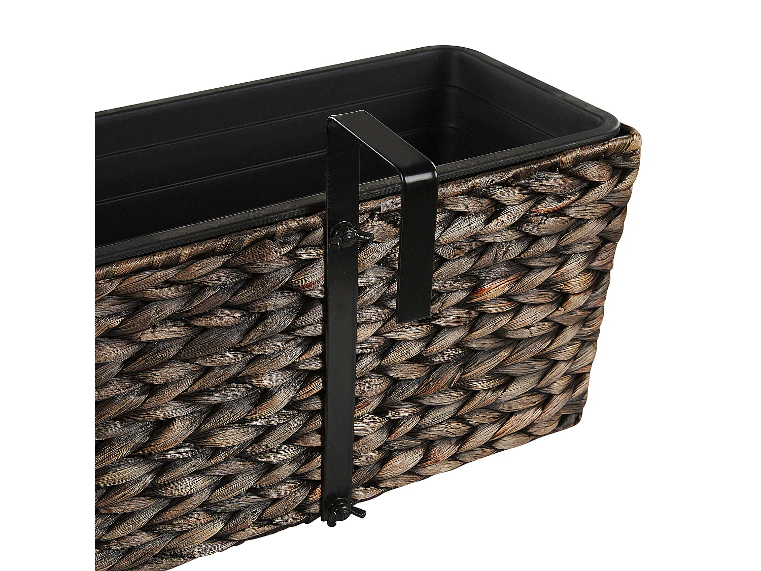Blumenkübel KAWALA Rattan 80 cm Braun